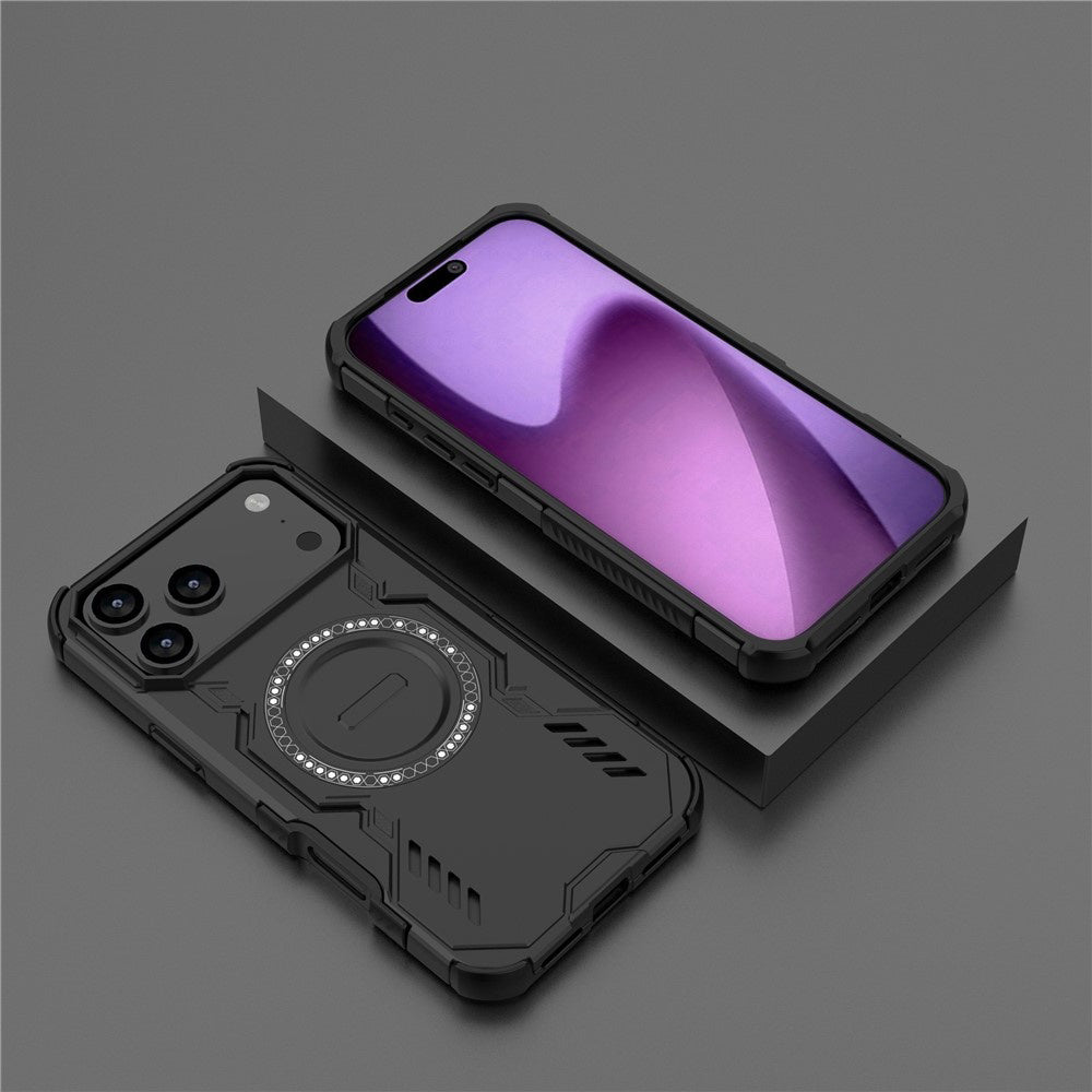 Ovitek MagSafe za Apple iPhone 17 Pro Max, Techsuit, ArmorMag, Črn
