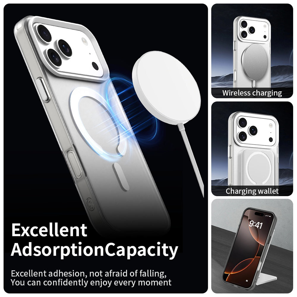 Ovitek MagSafe za Apple iPhone 17 Pro Max, Techsuit, CandyCase, Bela
