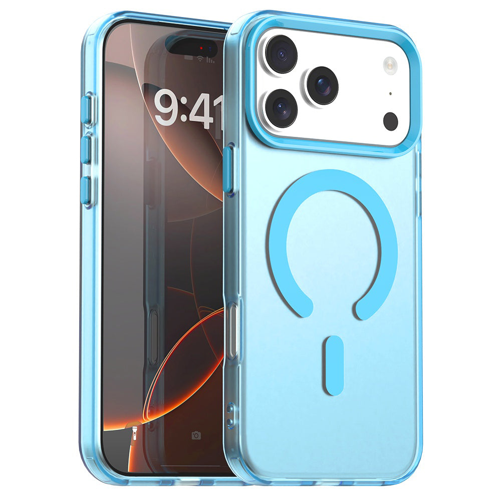 Ovitek MagSafe za Apple iPhone 17 Pro Max, Techsuit, CandyCase, Modra