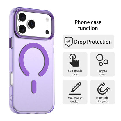 Ovitek MagSafe za Apple iPhone 17 Pro Max, Techsuit, CandyCase, Vijolična
