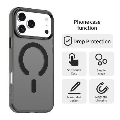 Ovitek MagSafe za Apple iPhone 17 Pro Max, Techsuit, CandyCase, Črn