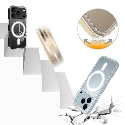 Ovitek MagSafe za Apple iPhone 17 Pro Max, Techsuit, Pro, Prozoren