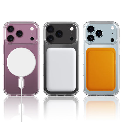 Ovitek MagSafe za Apple iPhone 17 Pro Max, Techsuit, Pro, Prozoren