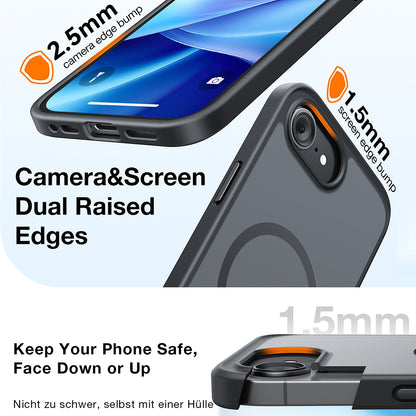 MagSafe Case for Apple iPhone 17 Pro Max, Torras, Guardian, Orange