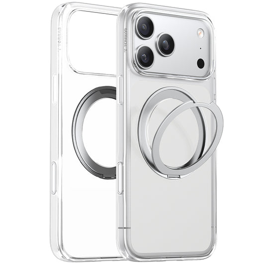 Ovitek MagSafe za Apple iPhone 17 Pro Max, Torras, Ostand Pro, Prozoren