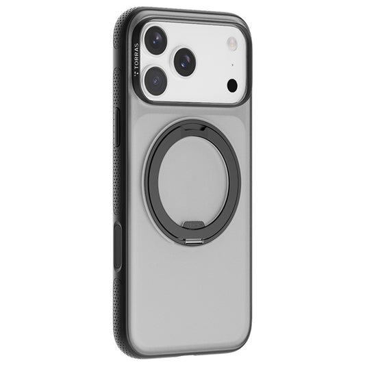 Ohišje MagSafe za Apple iPhone 17 Pro Max, Torras, Ostand R Fitness, Črna