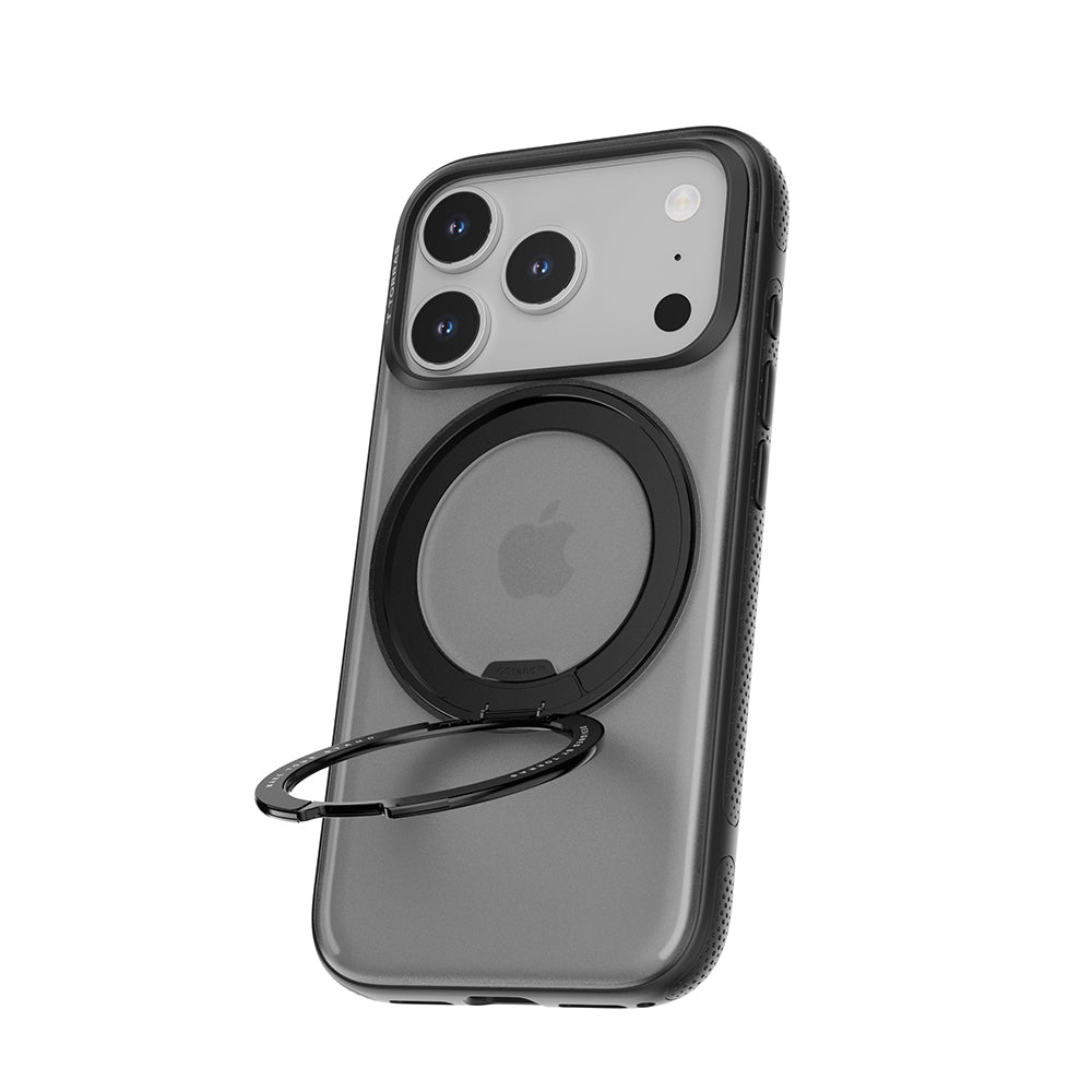 Ohišje MagSafe za Apple iPhone 17 Pro Max, Torras, Ostand R Fitness, Črna