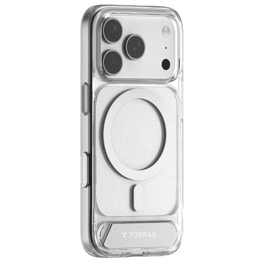 Ovitek MagSafe za Apple iPhone 17 Pro Max, Torras, Pstand, Prozoren