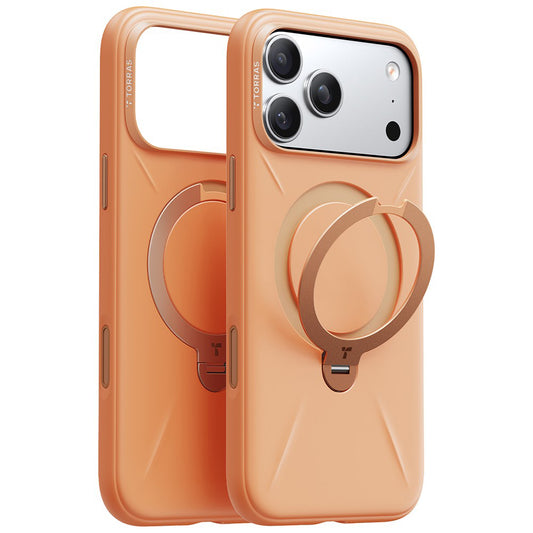 Ovitek MagSafe za Apple iPhone 17 Pro Max, Torras, QPRO Silicone, Oranžen