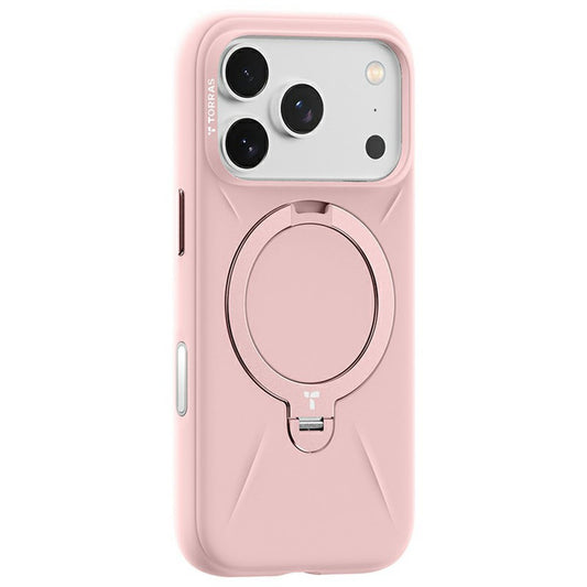 Ovitek MagSafe za Apple iPhone 17 Pro Max, Torras, QPRO Silicone, Roza