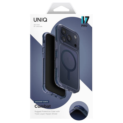 Ovitek MagSafe za Apple iPhone 17 Pro Max, UNIQ, Combat MagClick, Črn