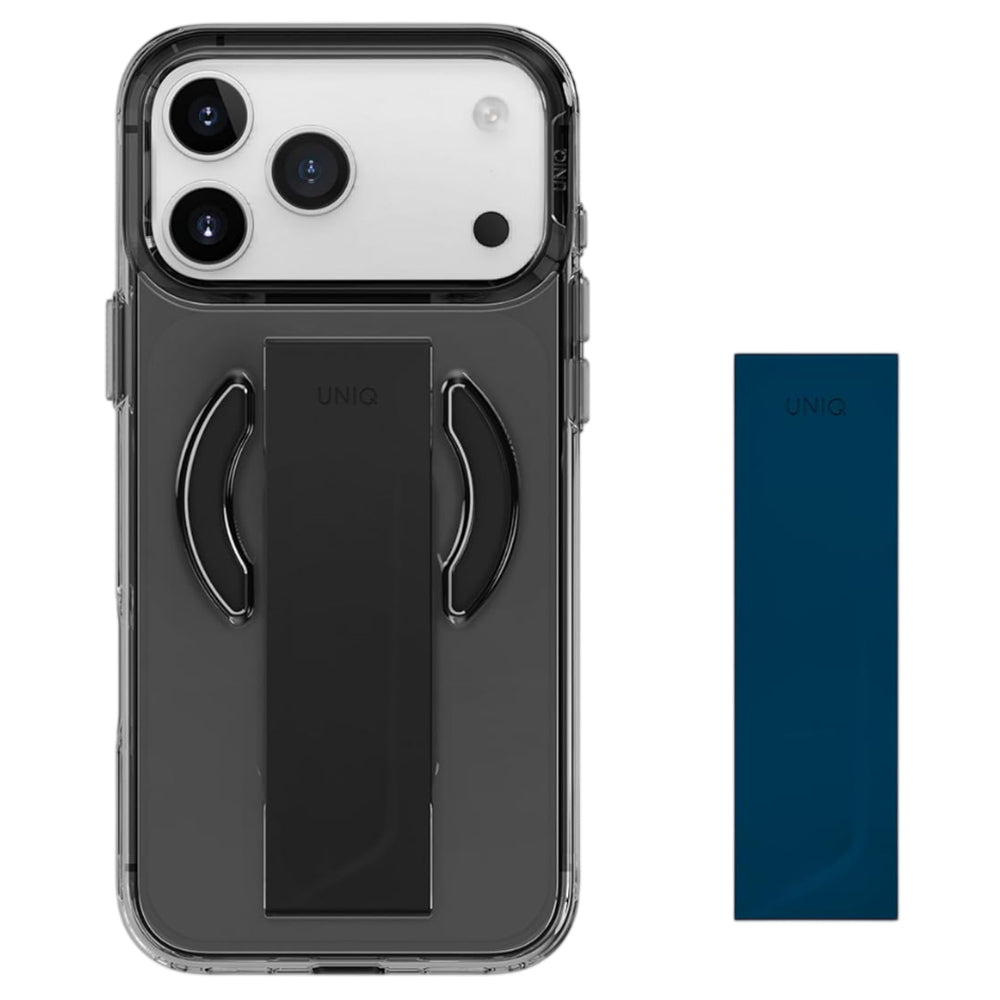Ovitek MagSafe za Apple iPhone 17 Pro Max, UNIQ, Heldro Air MagClick, črn
