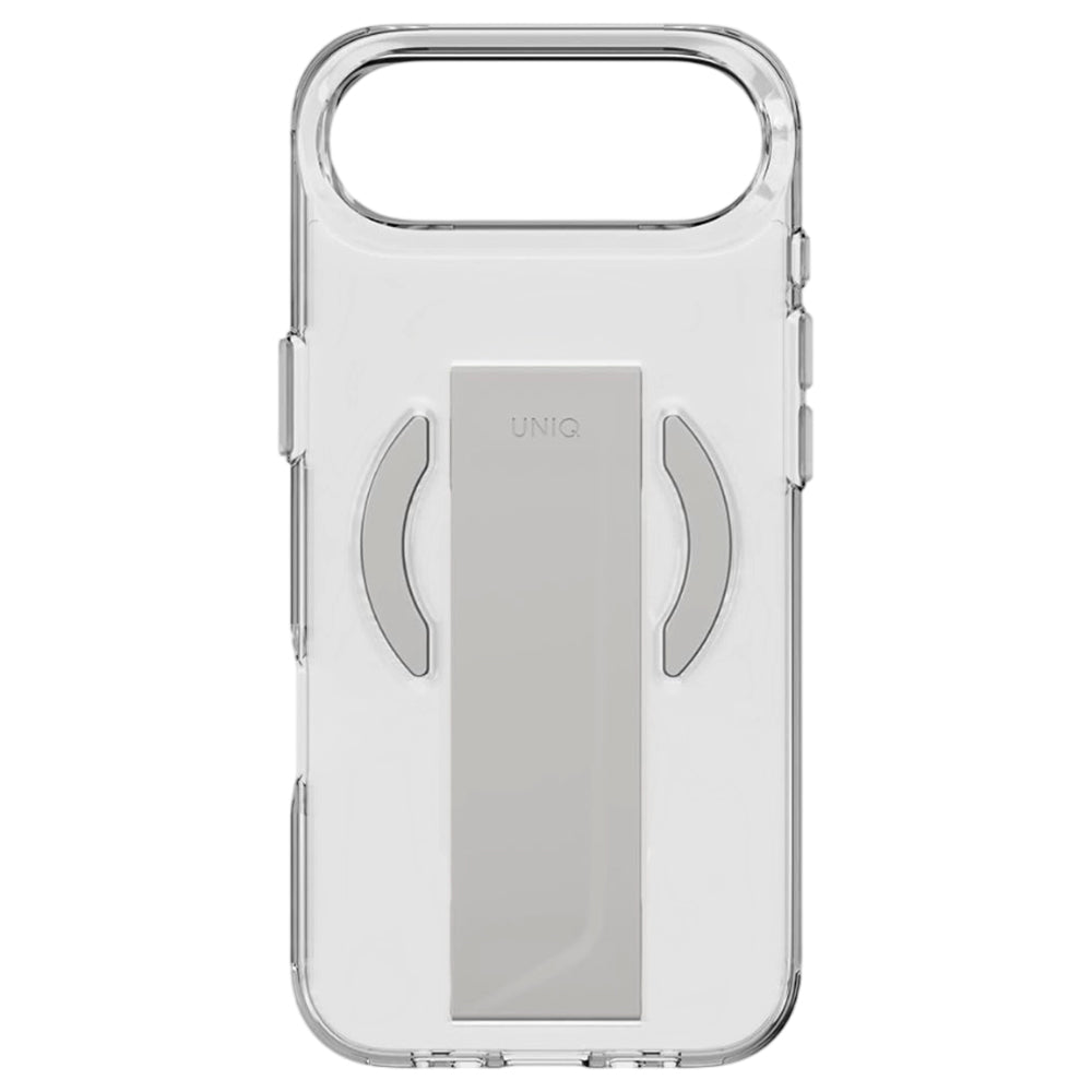 Ovitek MagSafe za Apple iPhone 17 Pro Max, UNIQ, Heldro Air MagClick, Prosojno Siva