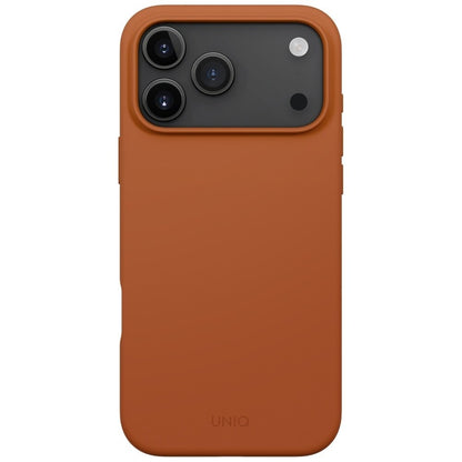 Ovitek MagSafe za Apple iPhone 17 Pro Max, UNIQ, Lino MagClick, Temno Oranžna