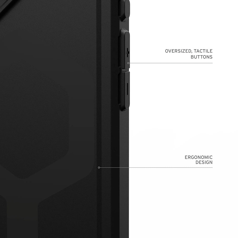 Ovitek MagSafe za Apple iPhone 17 Pro Max, Urban Armor Gear, Essential Armor, Črn