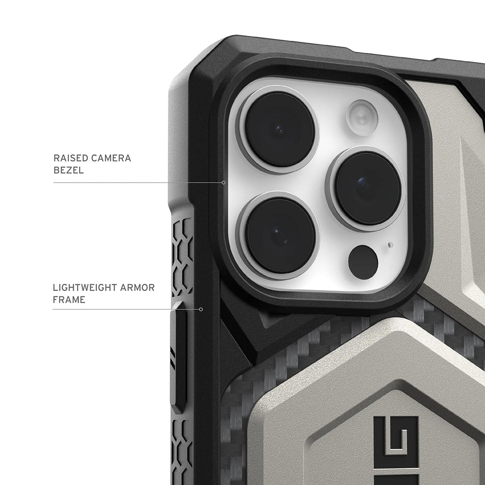 Ovitek MagSafe za Apple iPhone 17 Pro Max, Urban Armor Gear, Monarch Pro, Siv
