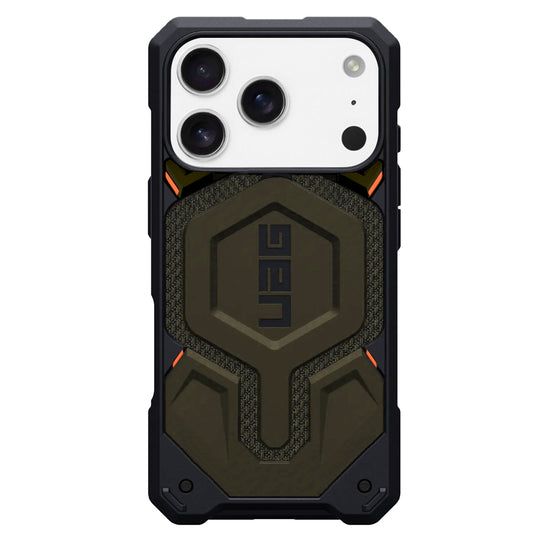 Ovitek MagSafe za Apple iPhone 17 Pro Max, Urban Armor Gear, Monarch Pro Kevlar, Zelen