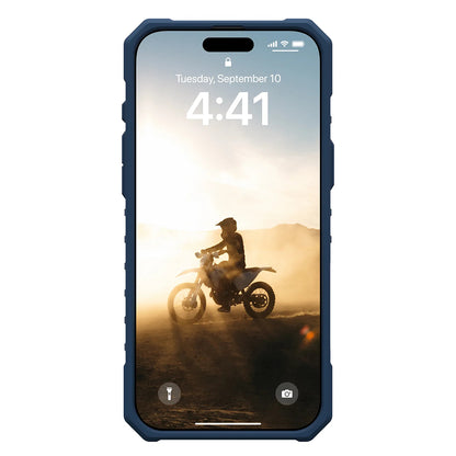Ovitek MagSafe za Apple iPhone 17 Pro Max, Urban Armor Gear, Pathfinder Clear with Lanyard, Modra