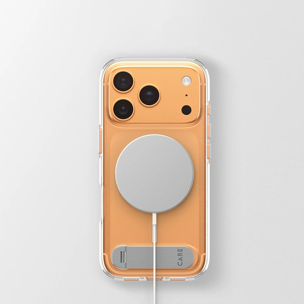 Ovitek MagSafe za Apple iPhone 17 Pro, PanzerGlass, s funkcijo stojala, prozoren