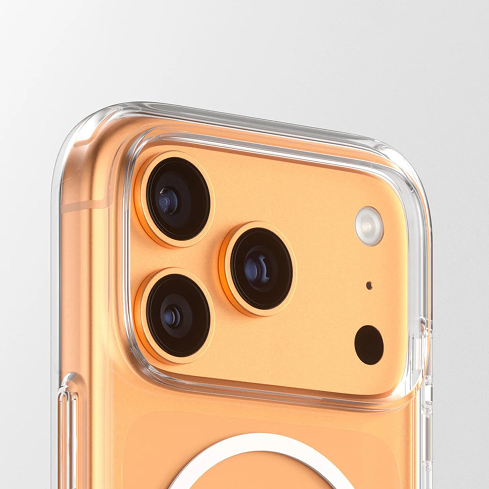 Ovitek MagSafe za Apple iPhone 17 Pro, PanzerGlass, s funkcijo stojala, prozoren