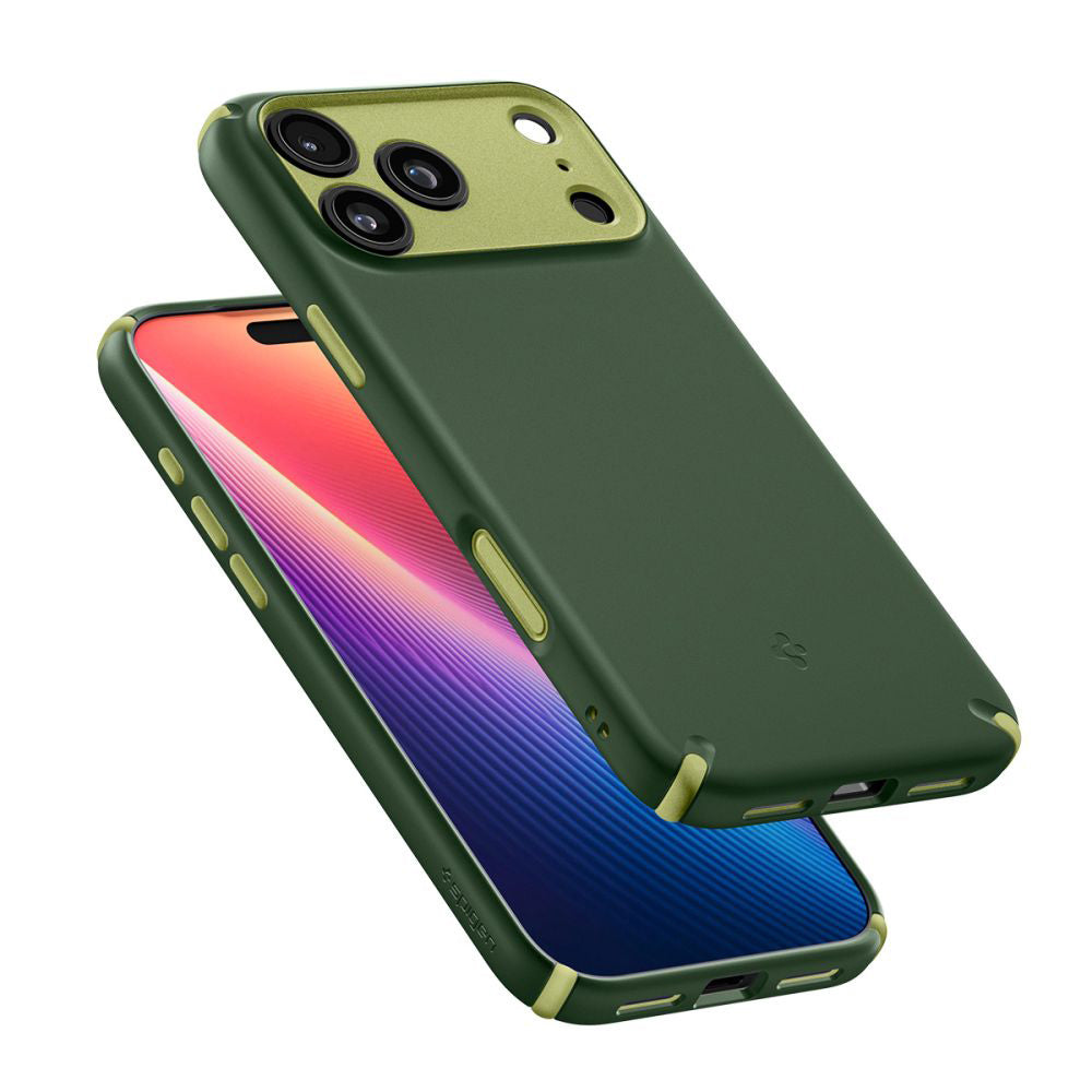 Ovitek MagSafe za Apple iPhone 17 Pro, Spigen, Caseology Nano Pop Hybrid, Zelena ACS11150
