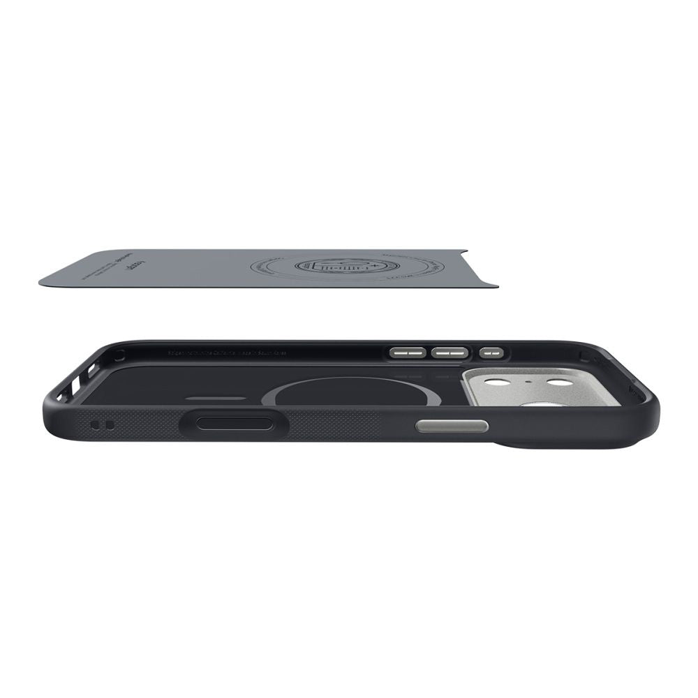 Ovitek MagSafe za Apple iPhone 17 Pro, Spigen, Caseology Nano Pop, Črna