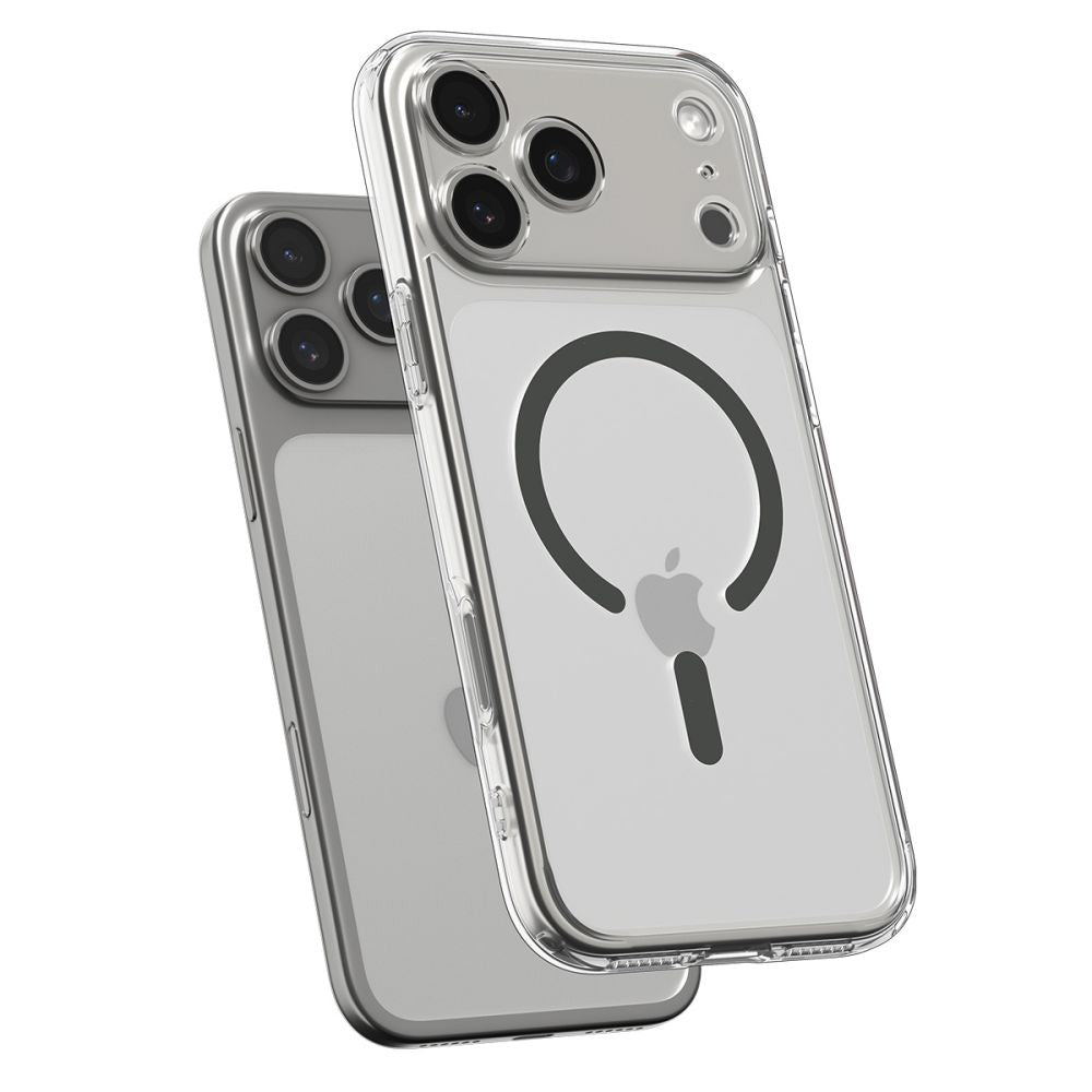 Ovitek MagSafe za Apple iPhone 17 Pro, Spigen, Ultra Hybrid, Siv