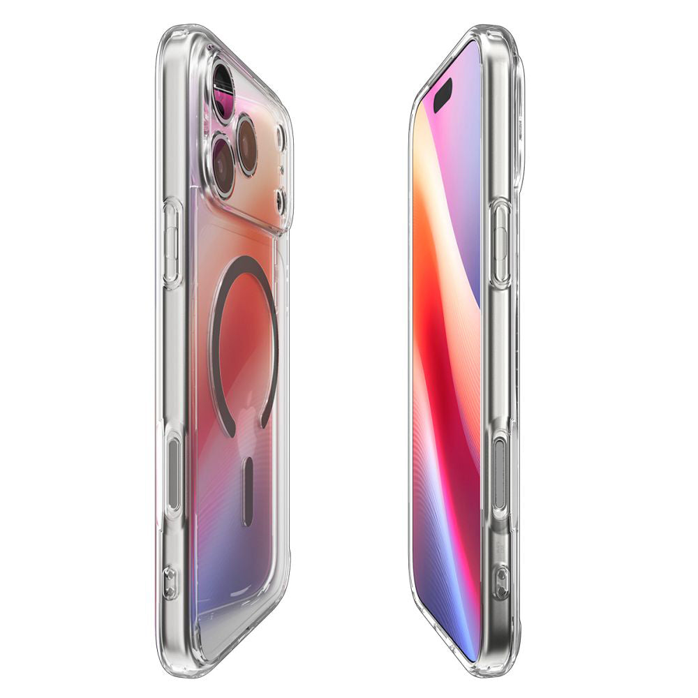 Ovitek MagSafe za Apple iPhone 17 Pro, Spigen, Ultra Hybrid, Siv