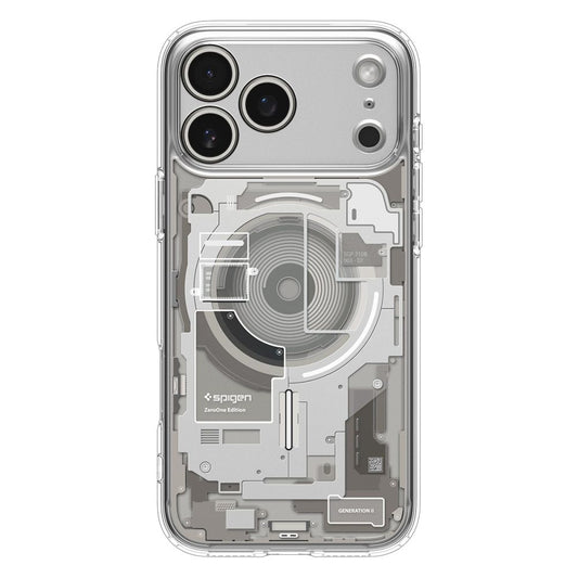 Ovitek MagSafe za Apple iPhone 17 Pro, Spigen, Ultra Hybrid, Prozoren