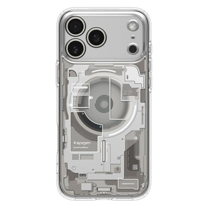 Ovitek MagSafe za Apple iPhone 17 Pro, Spigen, Ultra Hybrid Zero One, Bež
