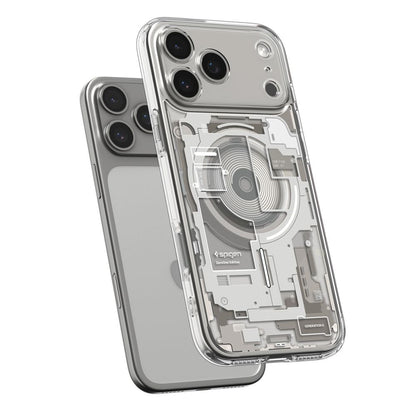 Ovitek MagSafe za Apple iPhone 17 Pro, Spigen, Ultra Hybrid Zero One, Bež