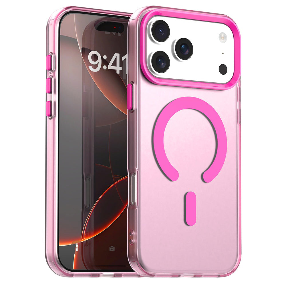 Ovitek MagSafe za Apple iPhone 17 Pro, Techsuit, CandyCase, Roza