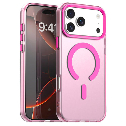 Ovitek MagSafe za Apple iPhone 17 Pro, Techsuit, CandyCase, Roza
