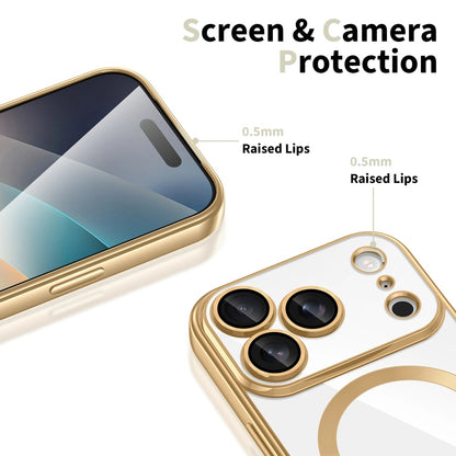 Ovitek MagSafe za Apple iPhone 17 Pro, Techsuit, Luxury Crystal, Temno Zelen