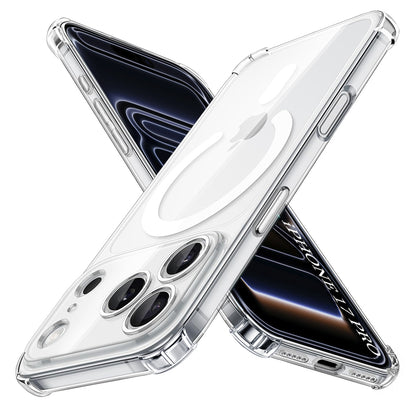 Ovitek MagSafe za Apple iPhone 17 Pro, Techsuit, Odporen na udarce, Prozoren