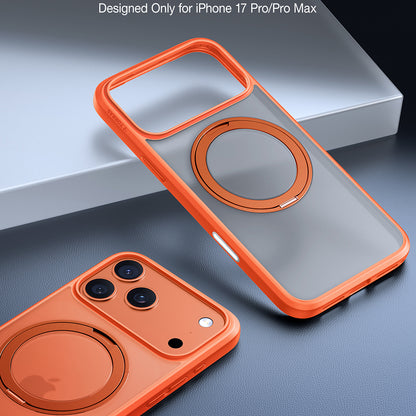Ovitek MagSafe za Apple iPhone 17 Pro, Torras, Ostand Pro, Oranžen