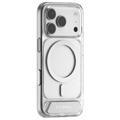 Ovitek MagSafe za Apple iPhone 17 Pro, Torras, Pstand, Prozoren
