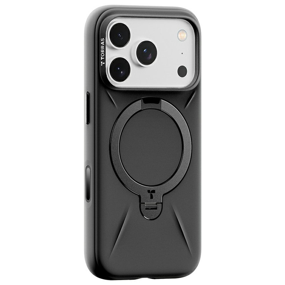 MagSafe ovitek za Apple iPhone 17 Pro, Torras, QPRO Silicone, Črna