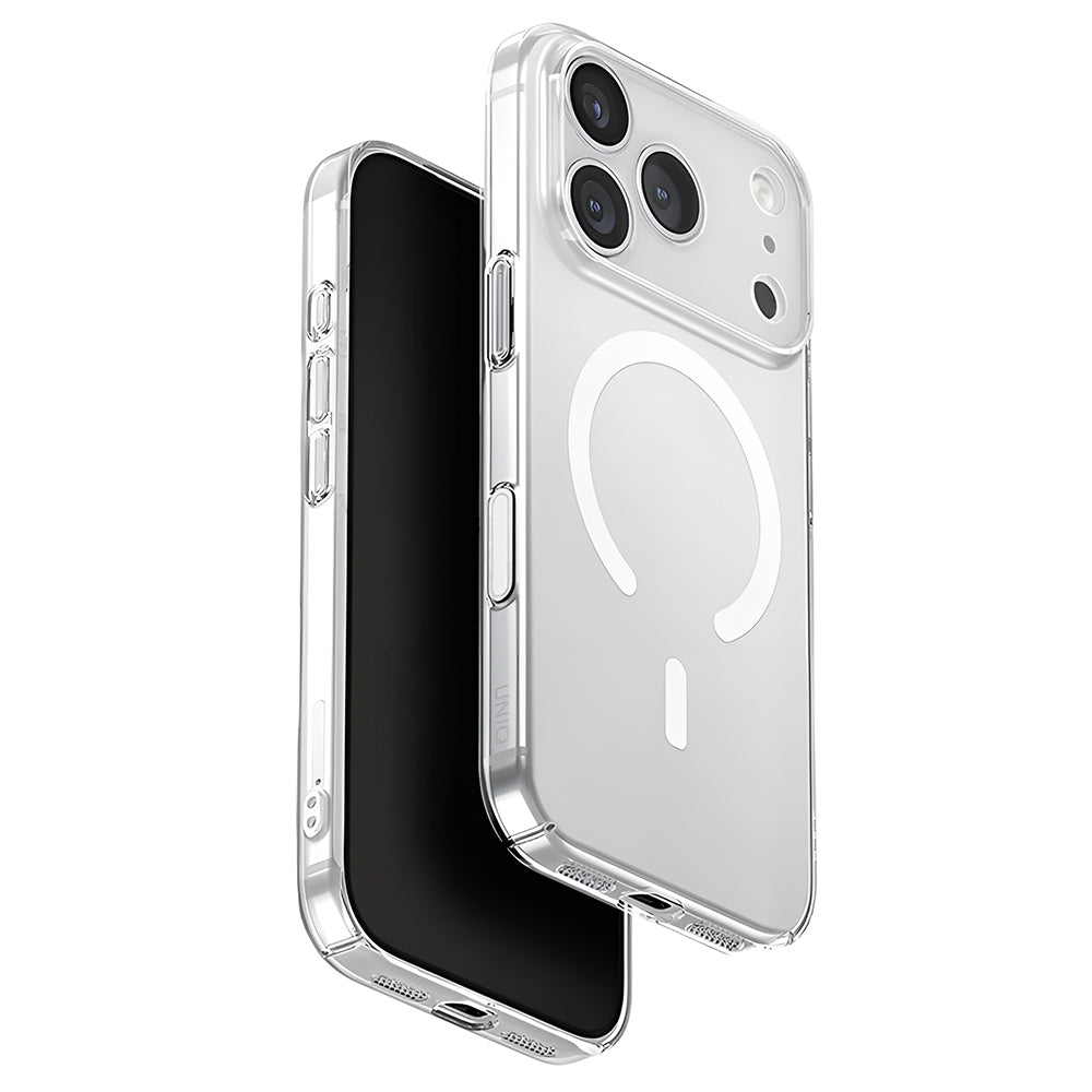 Ovitek MagSafe za Apple iPhone 17 Pro, UNIQ, AirSuit MagClick, Prozoren