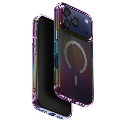 Ovitek MagSafe za Apple iPhone 17 Pro, UNIQ, Iridescia MagClick, Aurora