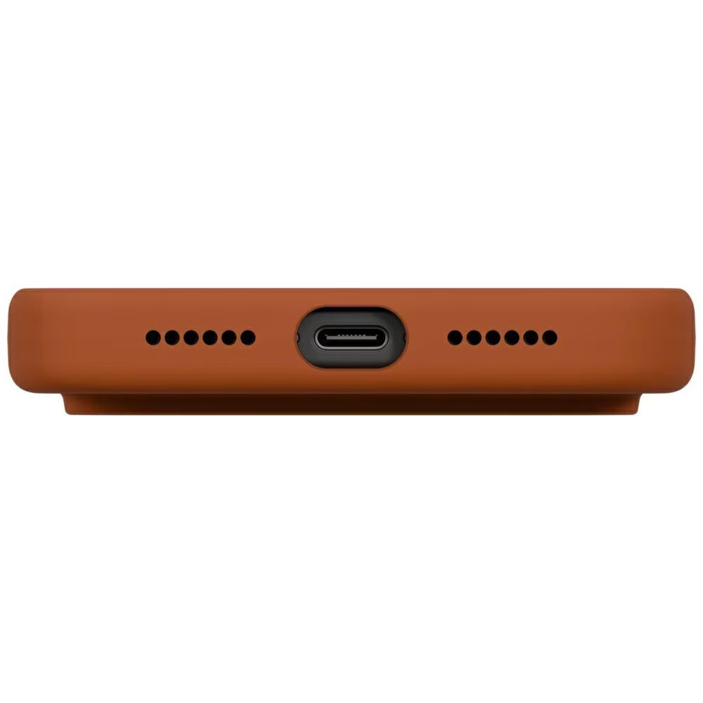 Ovitek MagSafe za Apple iPhone 17 Pro, UNIQ, Lino MagClick, Temno Oranžna