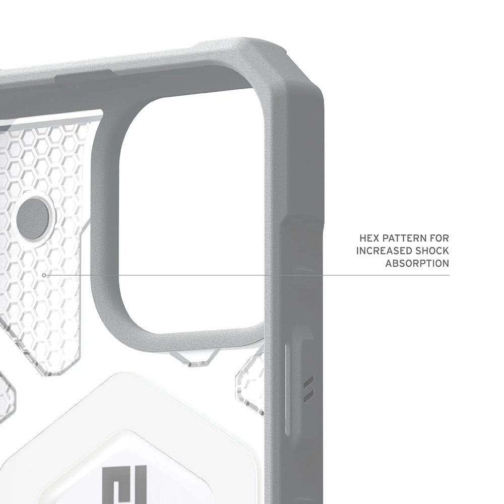 Ovitek MagSafe za Apple iPhone 17 Pro, Urban Armor Gear, Pathfinder Clear, Zelen
