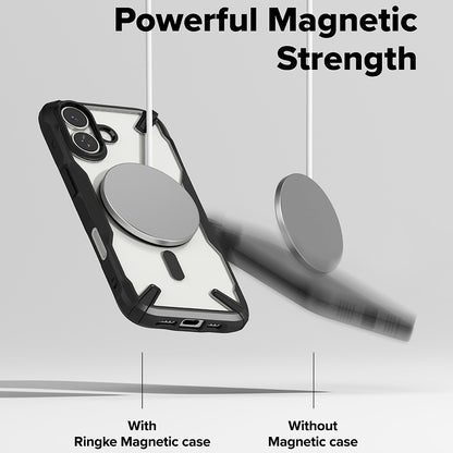 Ovitek MagSafe za Apple iPhone 17, Ringke, Fusion X, Črn