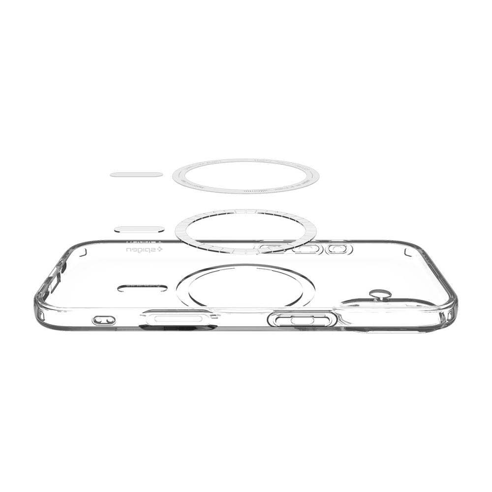 Ovitek MagSafe za Apple iPhone 17, Spigen, Liquid Crystal, Bel