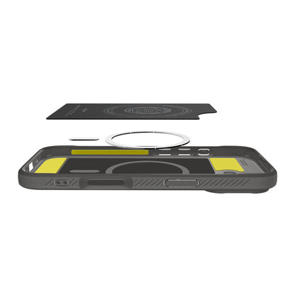 Ovitek MagSafe za Apple iPhone 17, Spigen, Rugged Armor, Siva