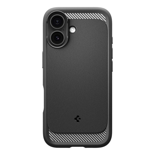 Ovitek MagSafe za Apple iPhone 17, Spigen, Rugged Armor, Mat Črn