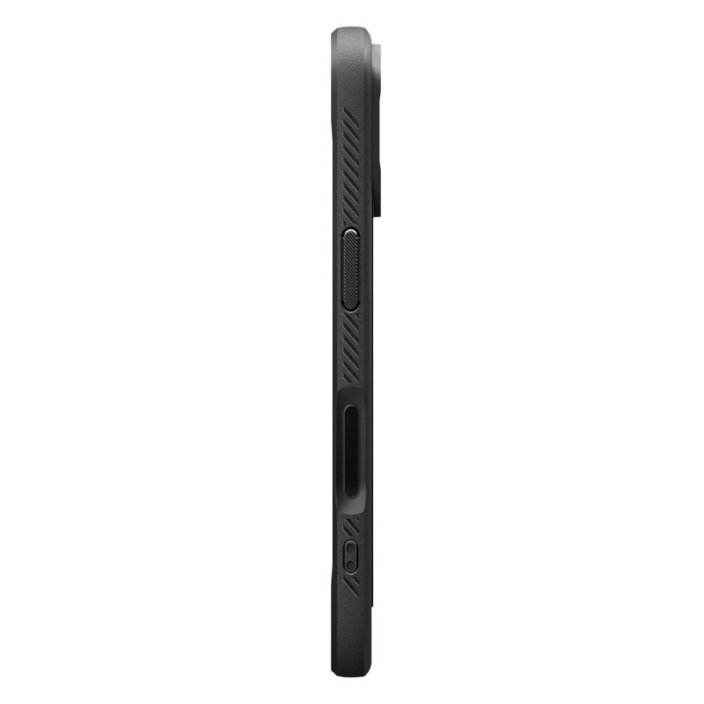Ovitek MagSafe za Apple iPhone 17, Spigen, Rugged Armor, Mat Črn