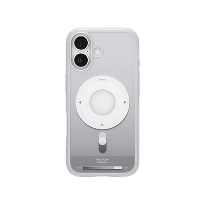 Ovitek MagSafe za Apple iPhone 17, Spigen, Ultra Hybrid Classic, Srebrn.