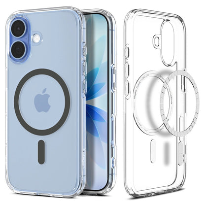 Ovitek MagSafe za Apple iPhone 17, Spigen, Ultra Hybrid, Siv