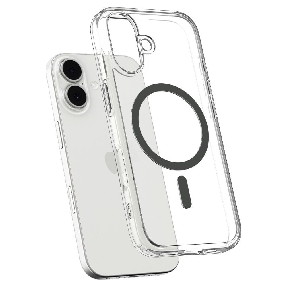 Ovitek MagSafe za Apple iPhone 17, Spigen, Ultra Hybrid, Siv
